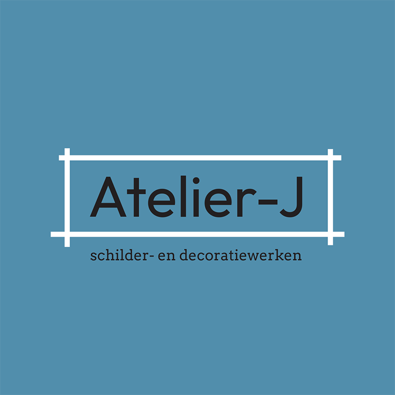 logo voor Atelier-J schilder en decoratiewerken