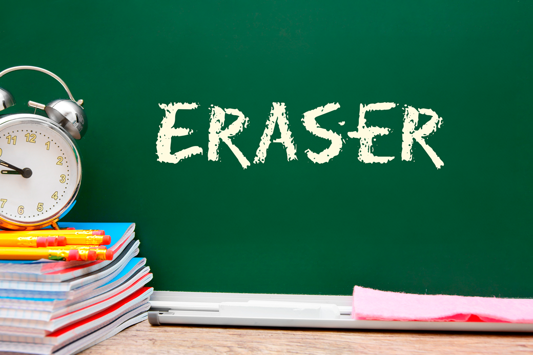 Lettertype Eraser