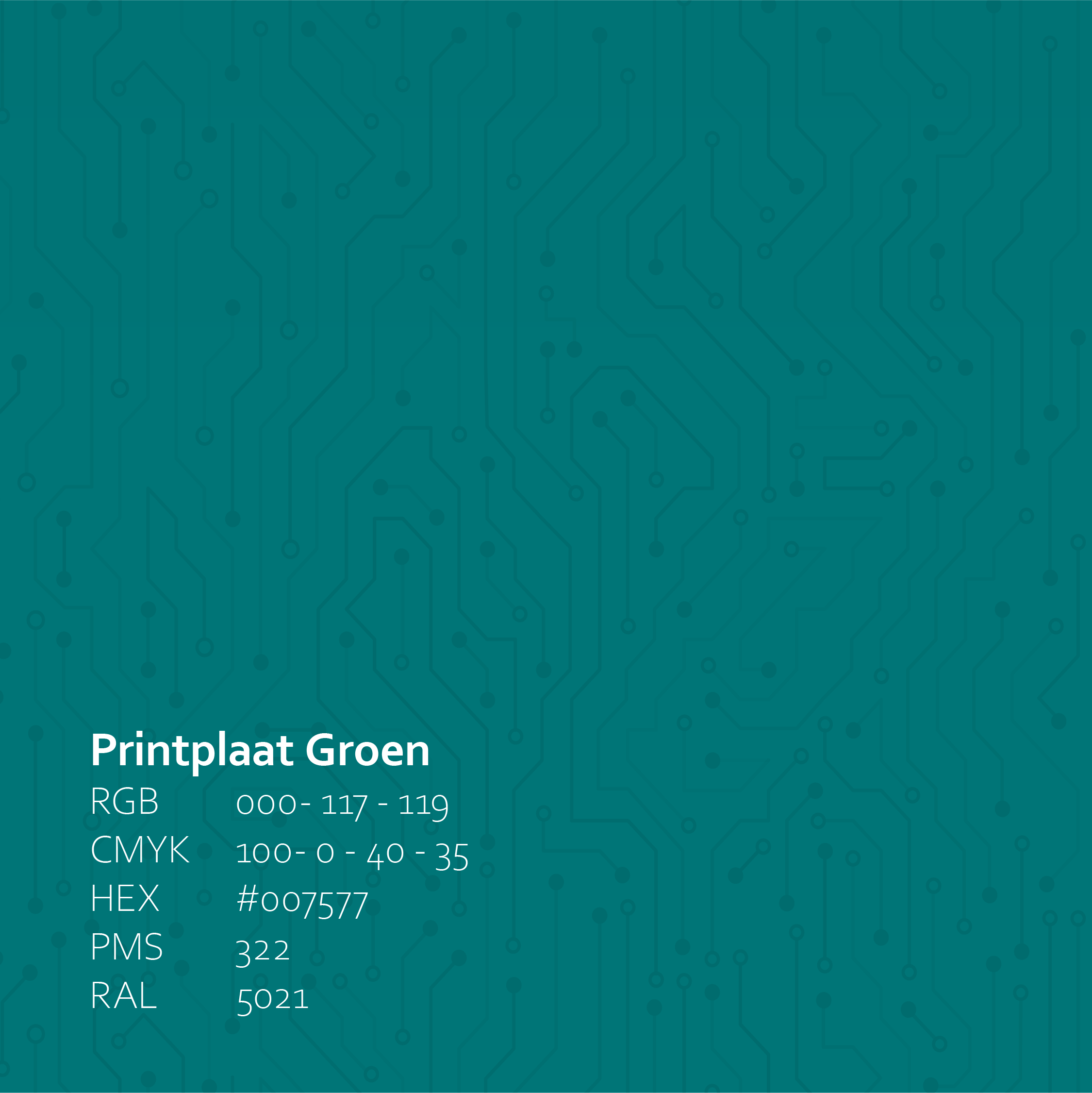 Printplaat groen