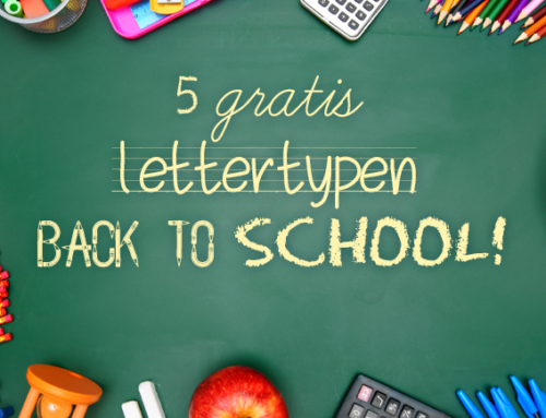 5 gratis lettertypen: Back to School!