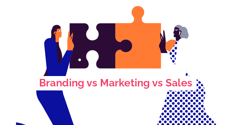 Branding vs Marketing vs Sales